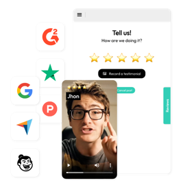 Collect verified reviews from your sources